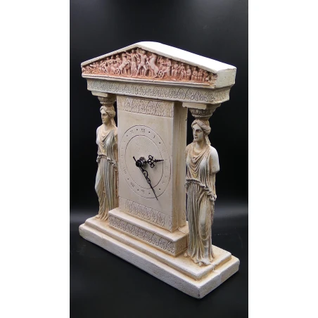 caryatides clock