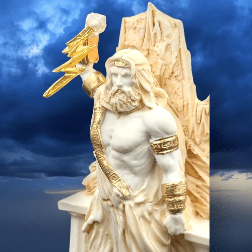 ζεύς αλαβάστρινο άγαλμα